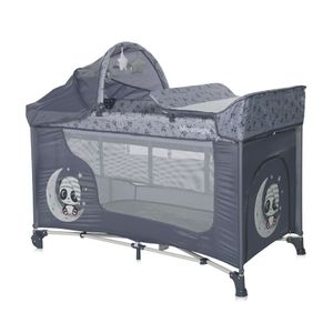 Lorelli Vikend krevetac Moonlight Plus, Cool Grey Pandas - 2 Nivoa