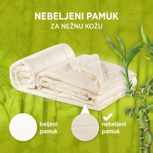 Celogodišnji pokrivač Bamboo 4 seasons – set dva pokrivača bež 140x200 cm slika 6