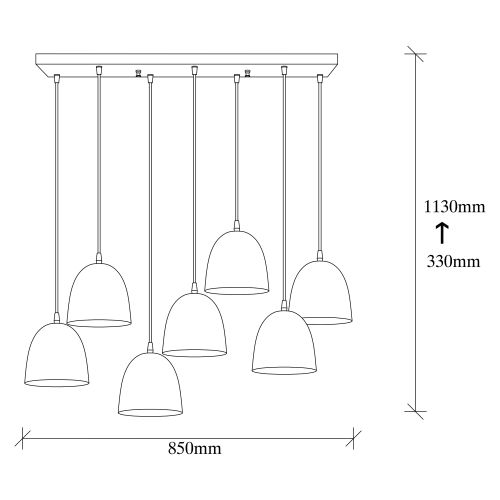 Tattoo - 6184 Vintage Chandelier slika 3