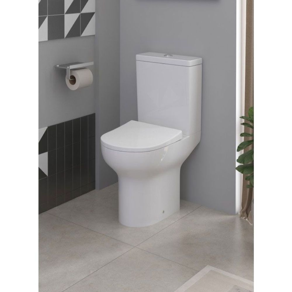 Inter Ceramic monoblok compact 56x35x40 cm - wc školjka + wc daska soft close + vodokotlić slika 2