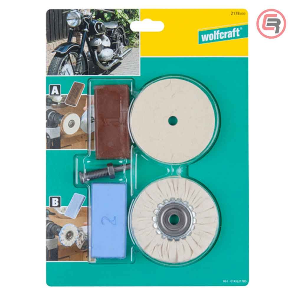 Wolfcraft Set Za Poliranje Hoby / 5 dijelni - 2178000 slika 2
