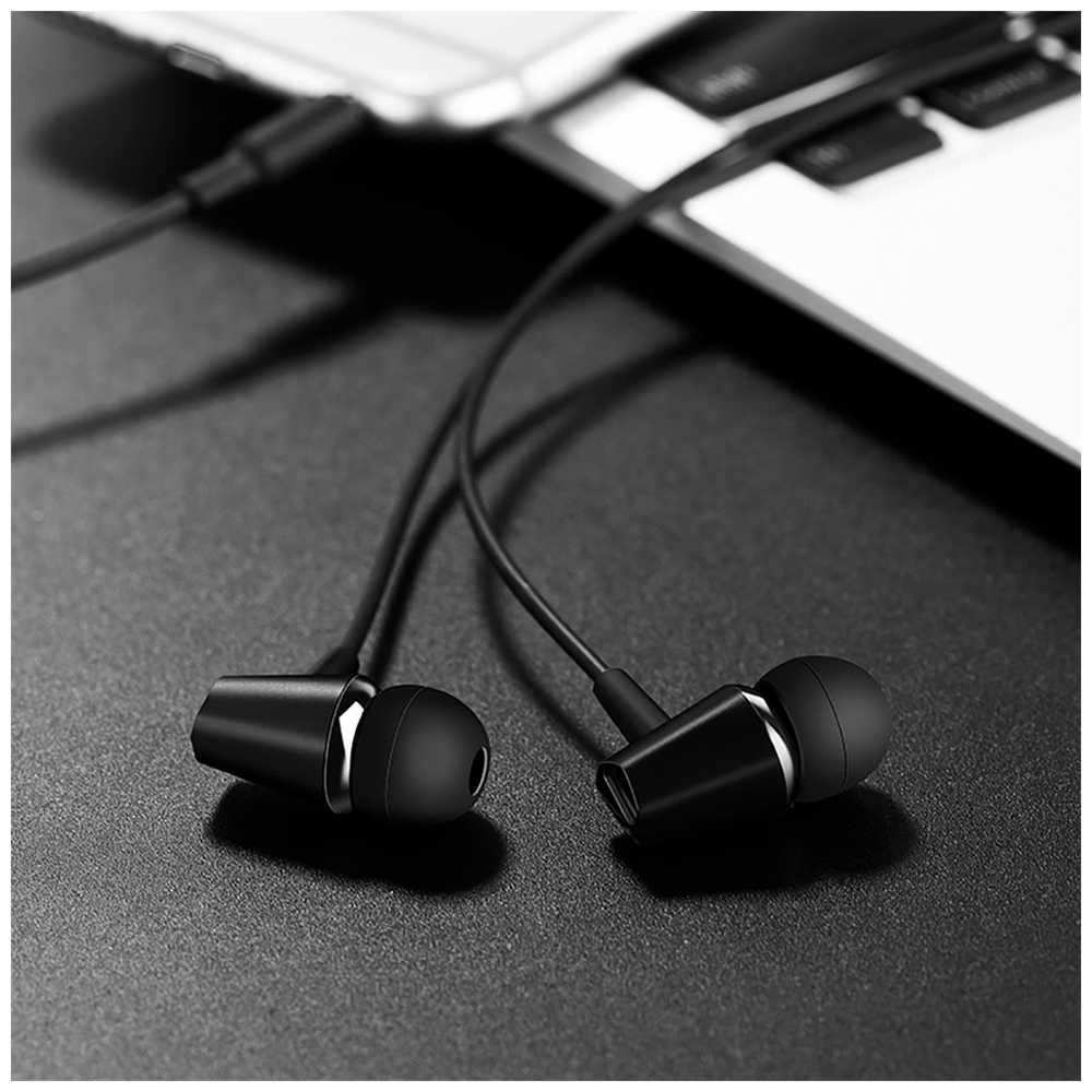 hoco. Slušalice sa mikrofonom, 3.5 mm, dužina kabela 1.2 met, crna - M34 Honor Black slika 6