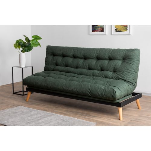 Saki - Green Green 3-Seat Sofa-Bed slika 1