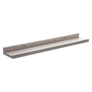 Five zidna polica Table 58x10x4cm natural mdf