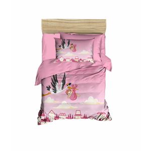 PH120 Powder
White
Pink Baby Quilt Cover Set