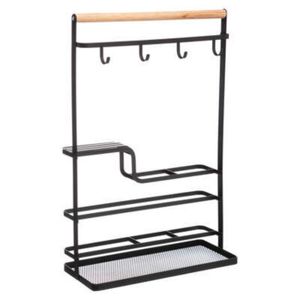 FIVE ORGANIZATOR KUHINJSKI BLACKWOOD 28.5X12X43.5CM METAL CRNA