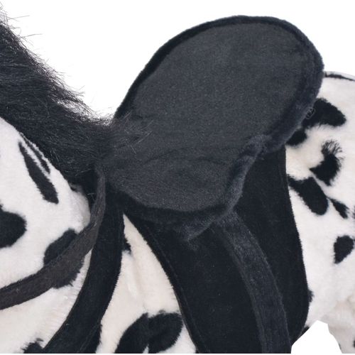 Stojeća igračka plišani konjić crno-bijeli XXL slika 10