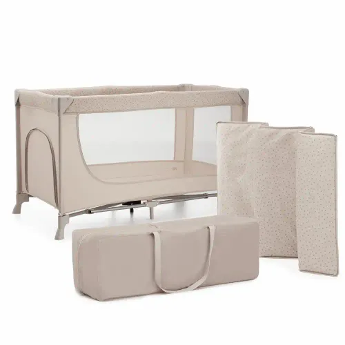 Kinderkraft Putni krevetić 2u1 Joy 2, Beige slika 2