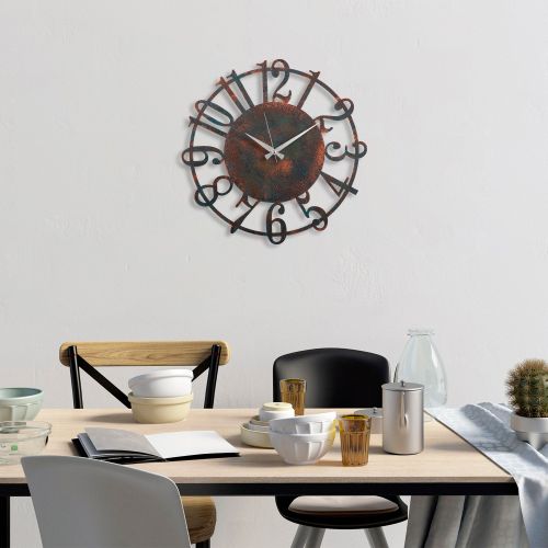 Wallity Ukrasni metalni zidni sat, Metal Wall Clock 15 - 3 slika 3