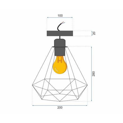 TOOLIGHT Svjetiljka Reno 180986D slika 9