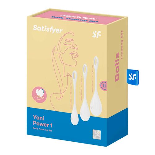 Vaginalne kuglice Satisfyer Yoni Power 1, bijele slika 4