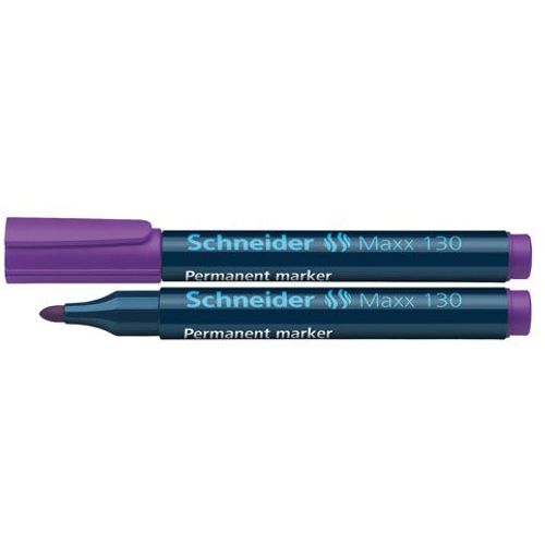 Flomaster Schneider, permanent marker, Maxx 130, 1-3 mm, ljubičasti slika 2