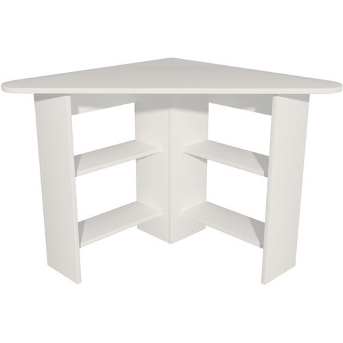 Corner - White White Study Desk slika 4