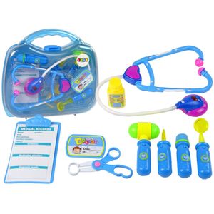 Dječji set liječničkih instrumenata na baterije, plavi