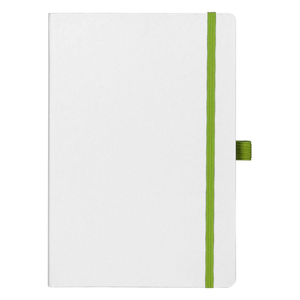 CODE WHITE, A5 notes sa elast.trakom,sv.zeleni slika 1