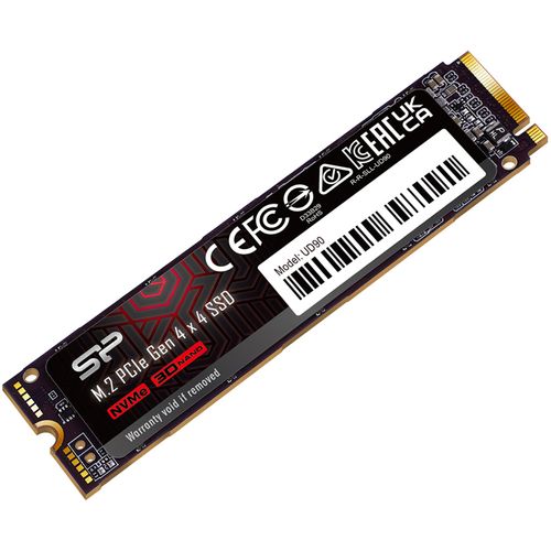 Silicon Power SP01KGBP44UD9005 M.2 NVMe 1TB SSD, UD90, PCIe Gen 4x4, 3D NAND, Read up to 5,000 MB/s, Write up to 4,800 MB/s (single sided), 2280 slika 2