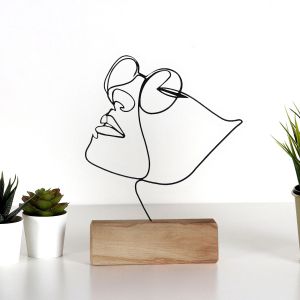 Decorative object M-037, colour: black