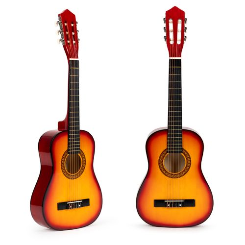 Ecotoys dječja drvena gitara sa 6 žica slika 1