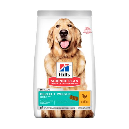 Hill's™ Science Plan™ Pas Adult Large Breed Perfect Weight s Piletinom, 12 kg slika 1