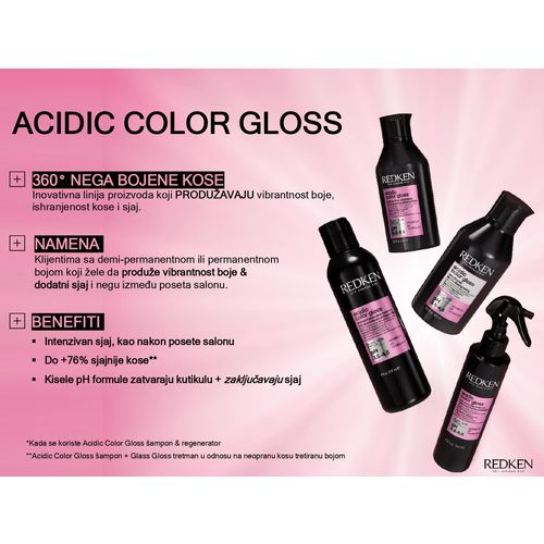 Redken Acidic Color Gloss leave-in tretman 190ml slika 3