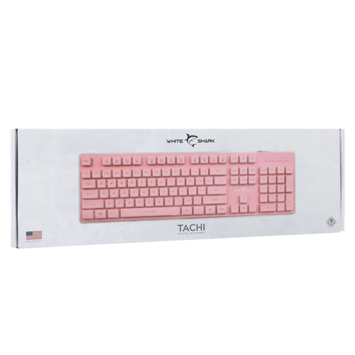 White Shark GK 003441 TACHI Pink, Keyboard - US slika 5