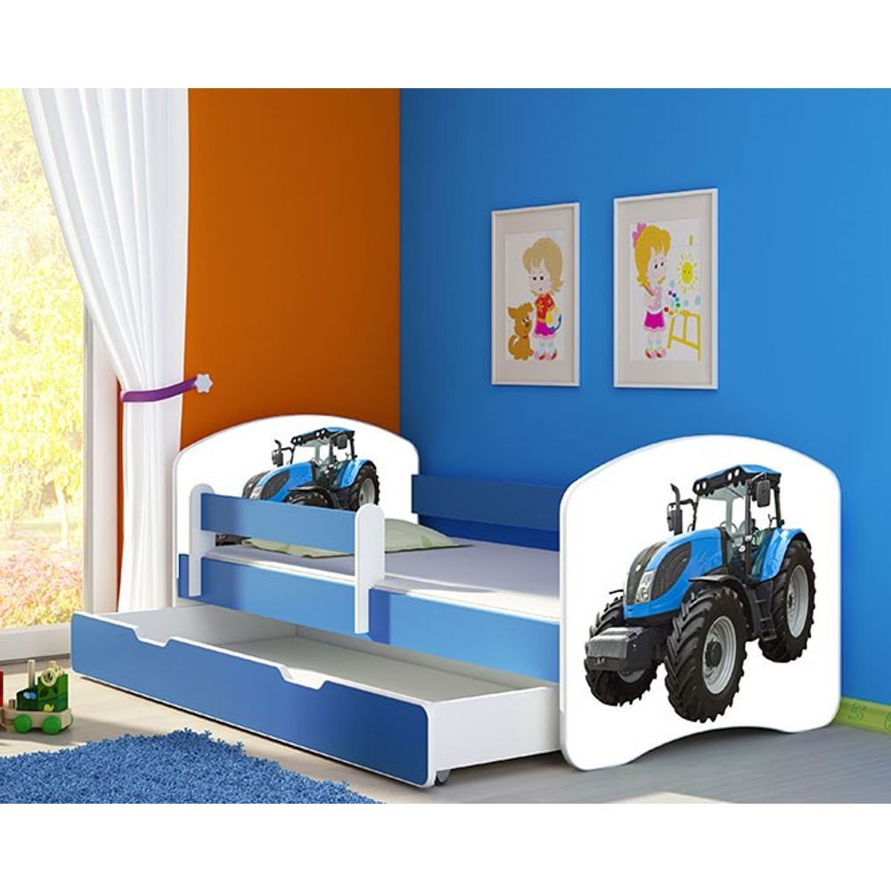 ACMA Dječiji krevet Acma II sa ladicom Blue - 180x80cm - Dezen 42 slika 1