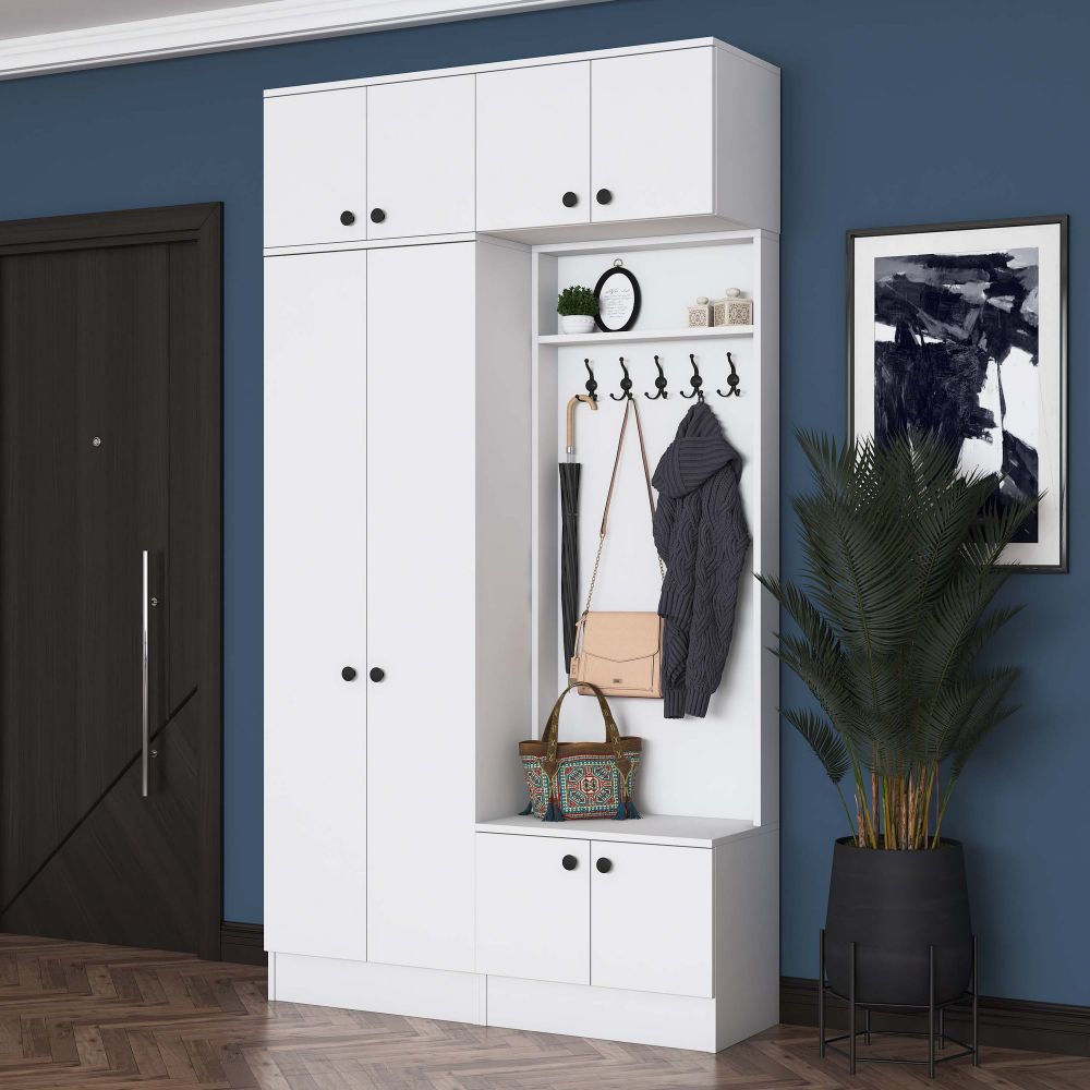 Hall Stand EA145 - Bijela slika 2
