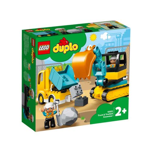 Lego Duplo Truck   Tracked Excavator slika 1