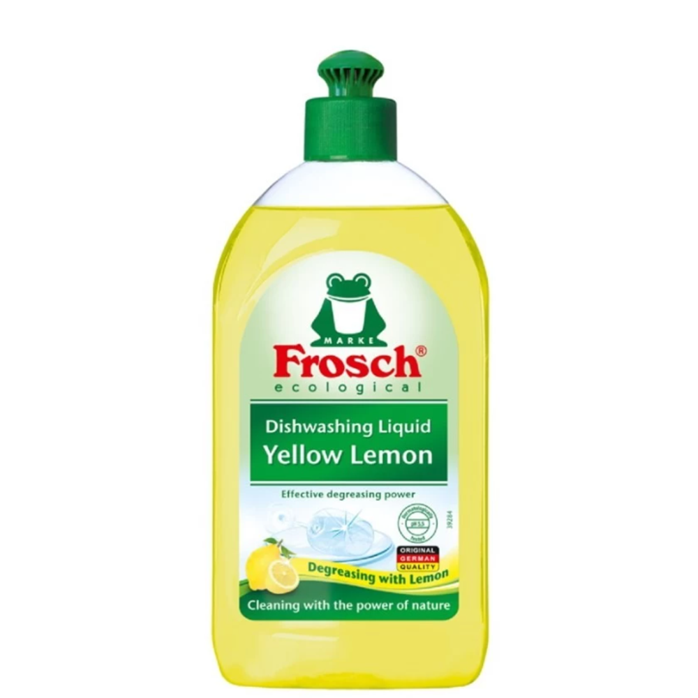 Frosch Deterdžent za ručno pranje suđa Limun 500ml slika 1