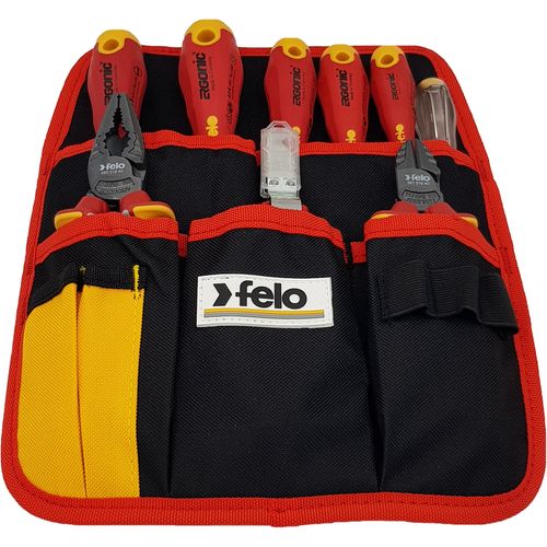 Set alata za električare Felo Ergonic VDE SL/PH 41399504 9 kom u torbi za pojas slika 5