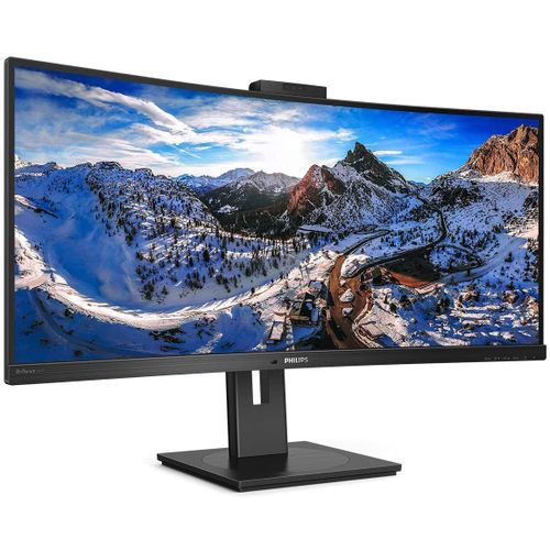 Philips 346P1CRH 34 "UltraWide curved monitor with USB-C docking station for laptop slika 4