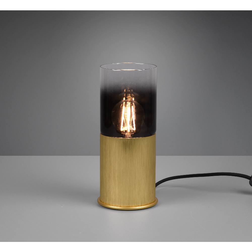 ROBIN STOLNA LAMPA MAT MESING CRNO MAT,1XE27. slika 1