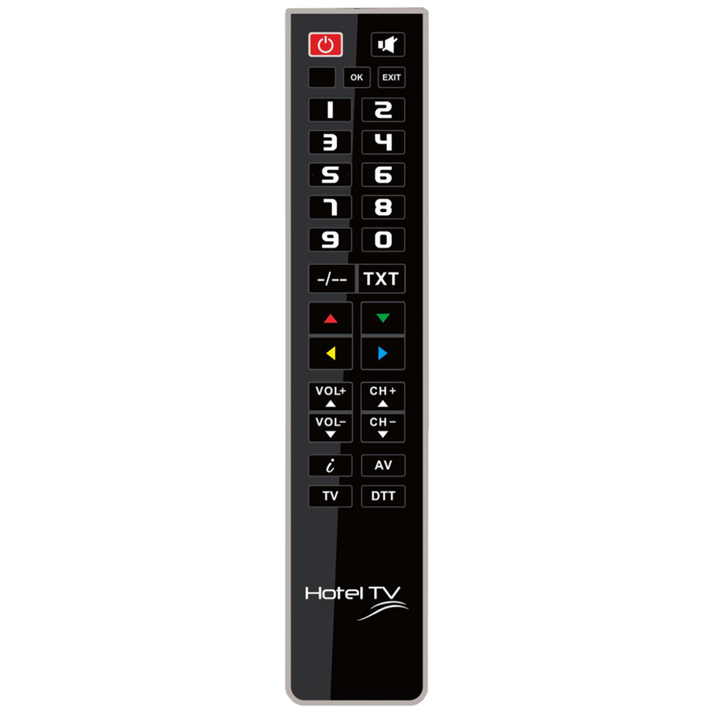 Superior Daljinski upravljač bez MENU, za 2 uređaja, PC programiranje - RC HOTEL slika 1