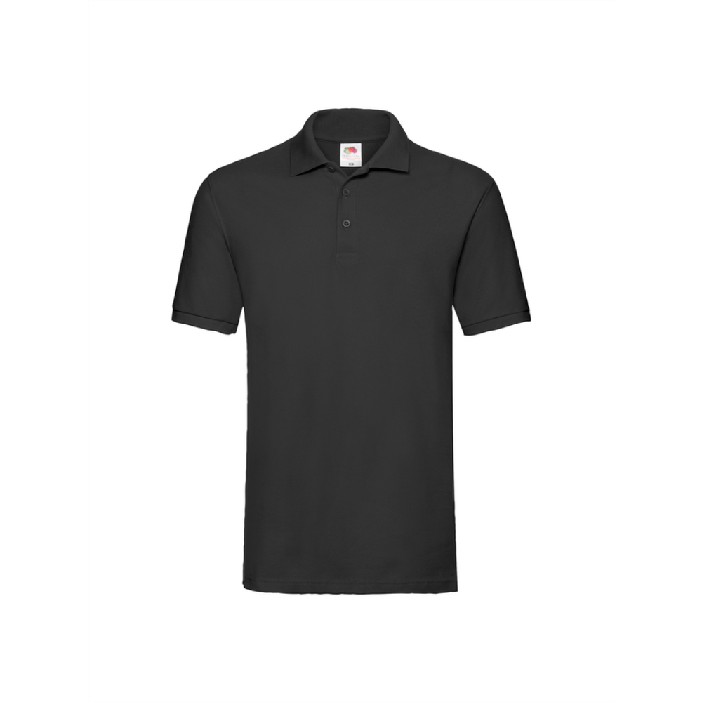 Fruit Of The Loom Polo majica kratkih rukava 180g - Crna XXL slika 1