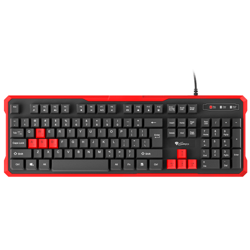 Natec NKG-0939 GENESIS RHOD 110, Gaming Keyboard, Antighosting, Wired, USB slika 1