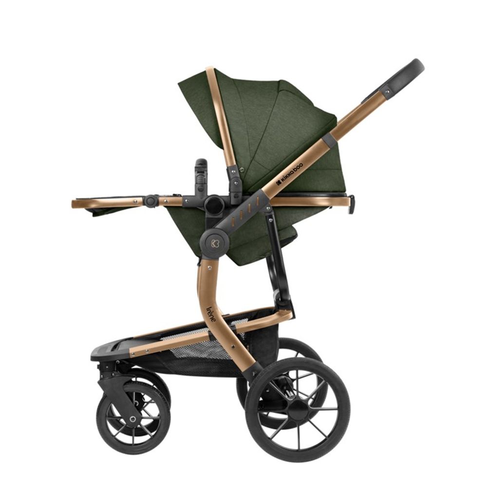 Kikka Boo Kolica za bebe 3U1 Irene, Army Green slika 11