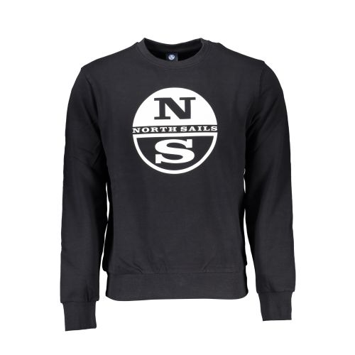 NORTH SAILS MEN'S BLACK ZIPLESS SWEATSHIRT slika 1