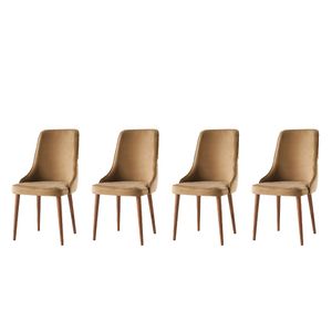 Woody Fashion Set stolica (4 komada), Seyhan - Brown - 1