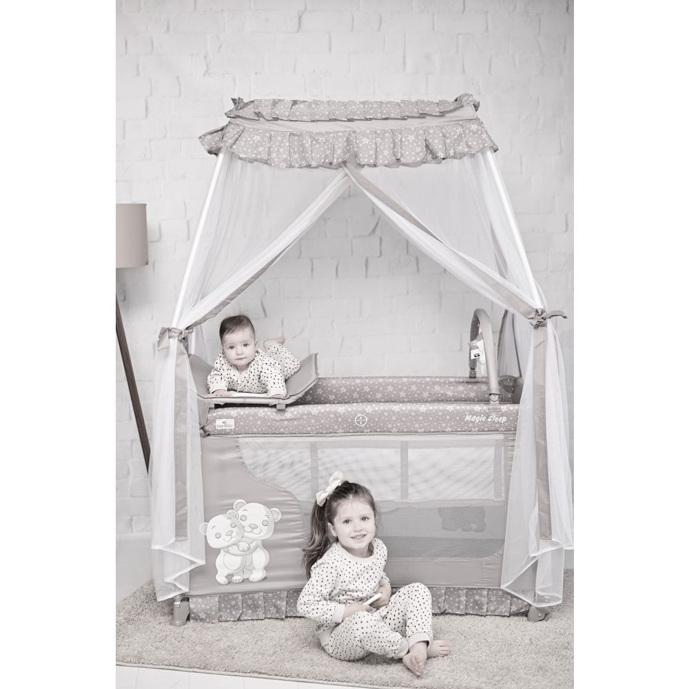 Lorelli Vikend krevetac Magic Sleep, Cool Grey Hippo slika 7