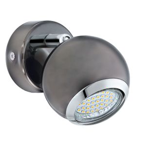 Eglo Bimeda reflektor/1, led, gu10, 1x3w, 240lm, nikl crni/krom 