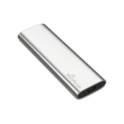 SSD MediaRange Eksterni 480GB,USB type -  C, srebrni slika 1