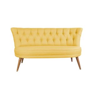 Richland Loveseat - Yellow Yellow 2-Seat Sofa