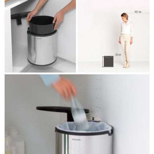 Ugradbeni koš za smeće Brabantia BUILT-IN 15L slika 2