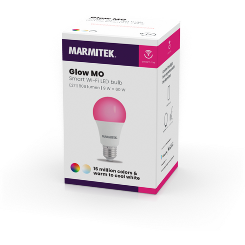 MARMITEK, pametna Wi-Fi LED žarulja u boji - E27 | 806 lumena | 9 W = 60 W slika 6