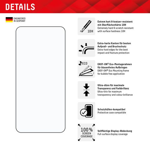 Zaštitno staklo DISPLEX Real Glass Full Cover za Samsung Galaxy S24 (01897) slika 8