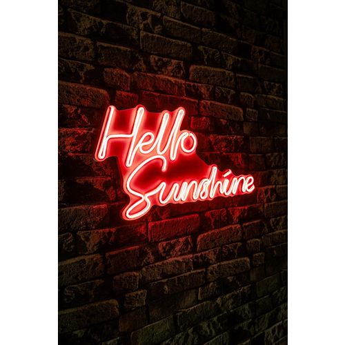 Wallity Zidna LED dekoracija, Hello Sunshine - Red slika 3