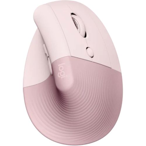 LOGITECH Lift Vertical Ergonomic Wireless miš roze slika 5
