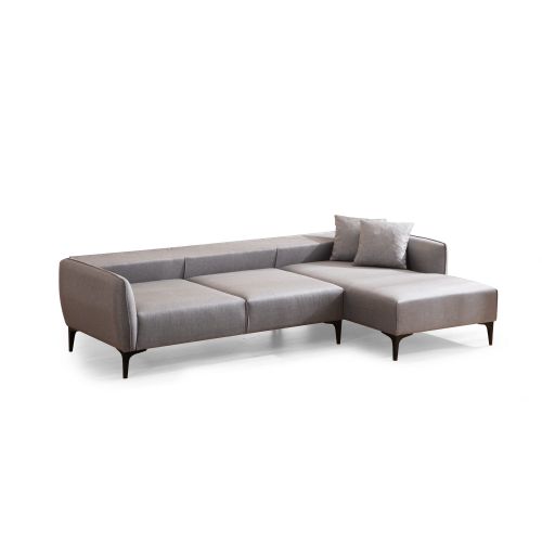 Atelier Del Sofa Kutna garnitura, Sivo, Belissimo Right - Grey slika 6