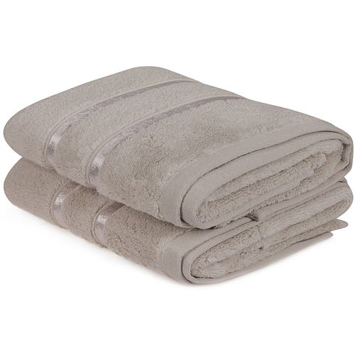 Dolce - Light Brown Light Brown Hand Towel Set (2 Pieces) slika 1