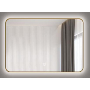 Ceramica lux   Ogledalo alu-ram 60x80, gold, touch-dimer pozadinski - CL37 300014